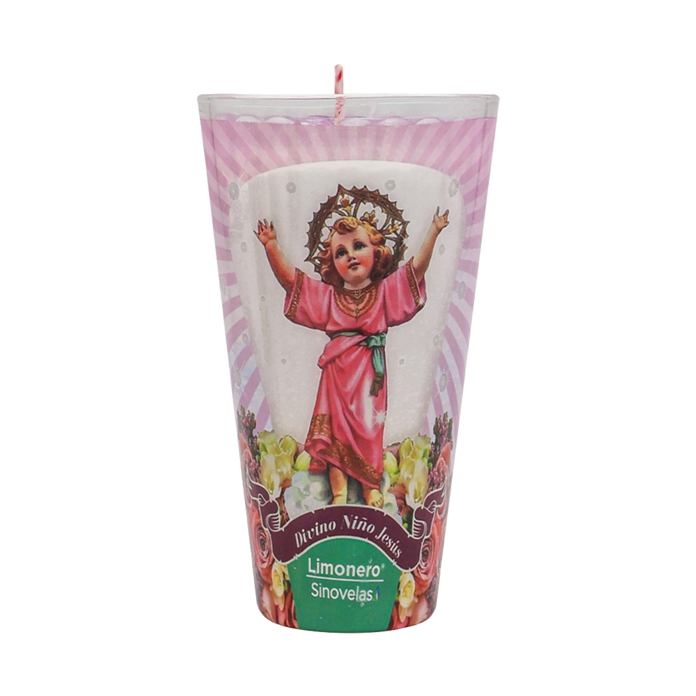 Veladora Limonero Divino Niño Jesús