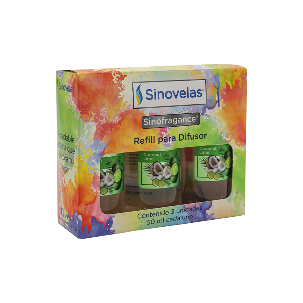 Eco Difusor Refill 3pack Coconut Lime image number 2