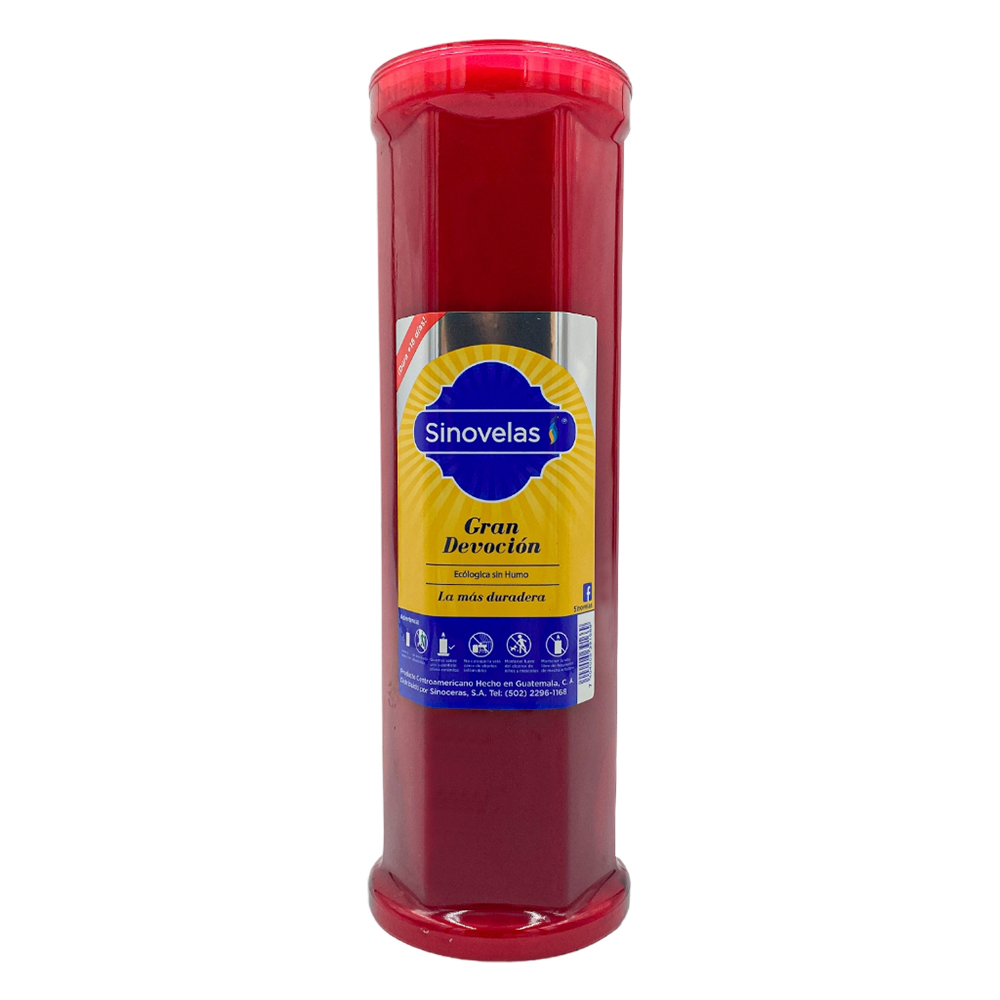 Veladora Gran Devoción Roja