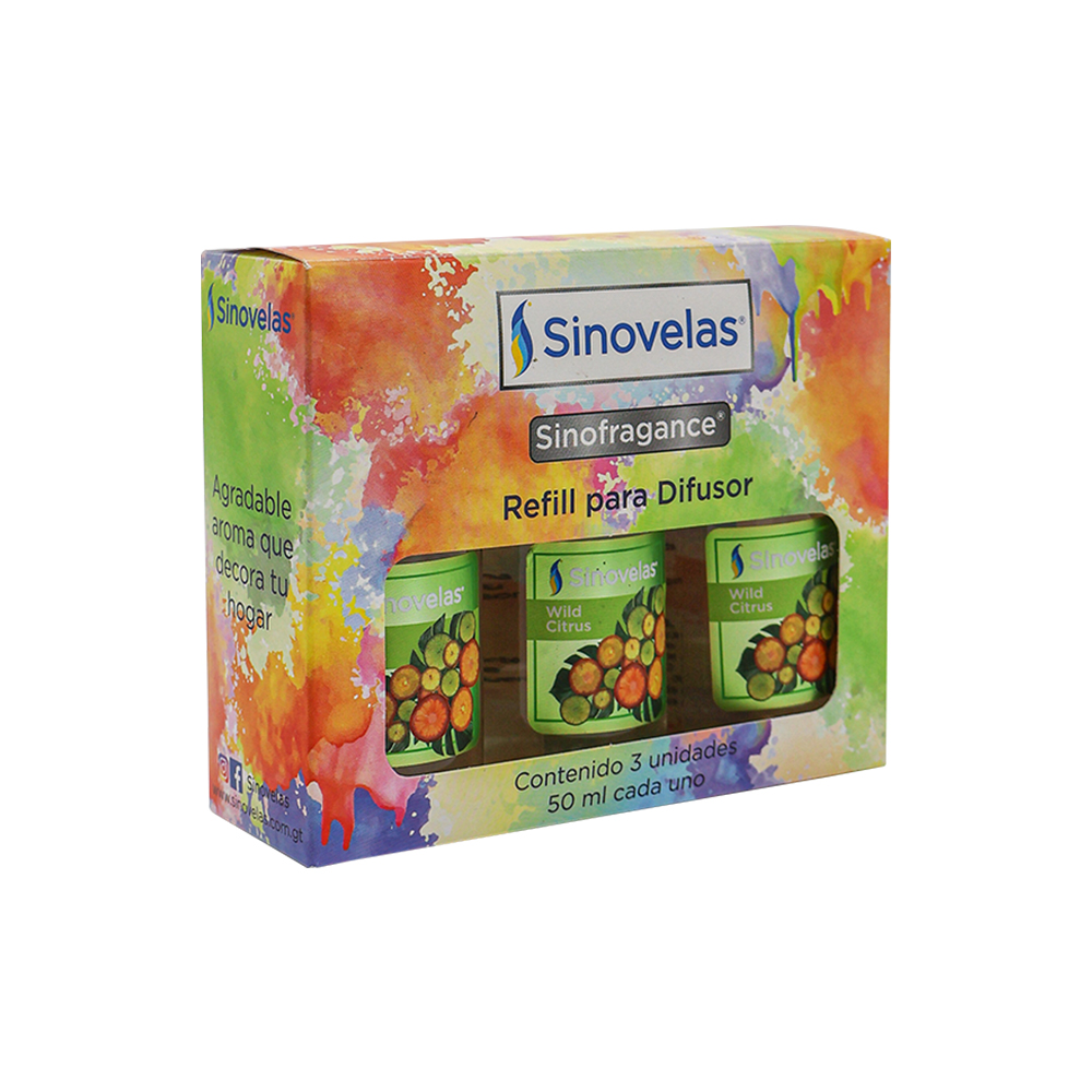 Eco Difusor Refill 3pack Wild Citrus image number 2