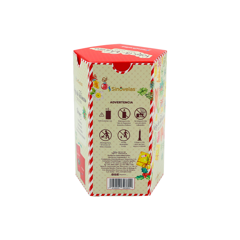 Veladora Sinovelas Mini Velón Adviento image number 3