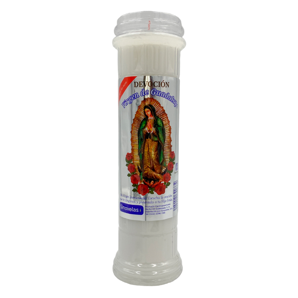 Veladora Devoción Virgen de Guadalupe