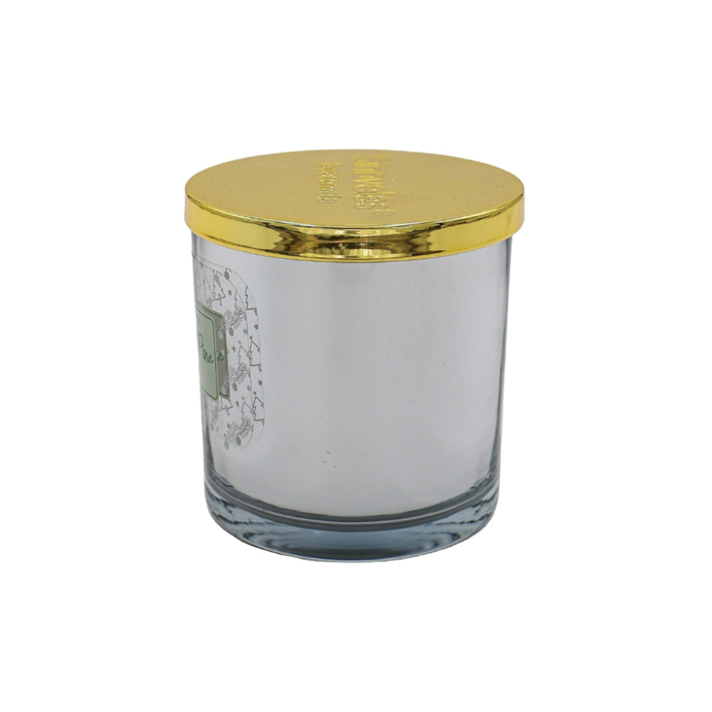 Veladora Tarro Metalizado Wood Pine image number 3