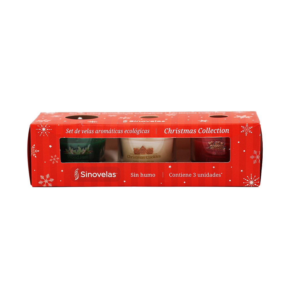Veladora Votiva Tripack Navideña image number 1