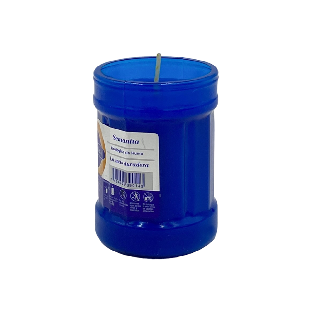 Veladora Semanita Azul image number 3