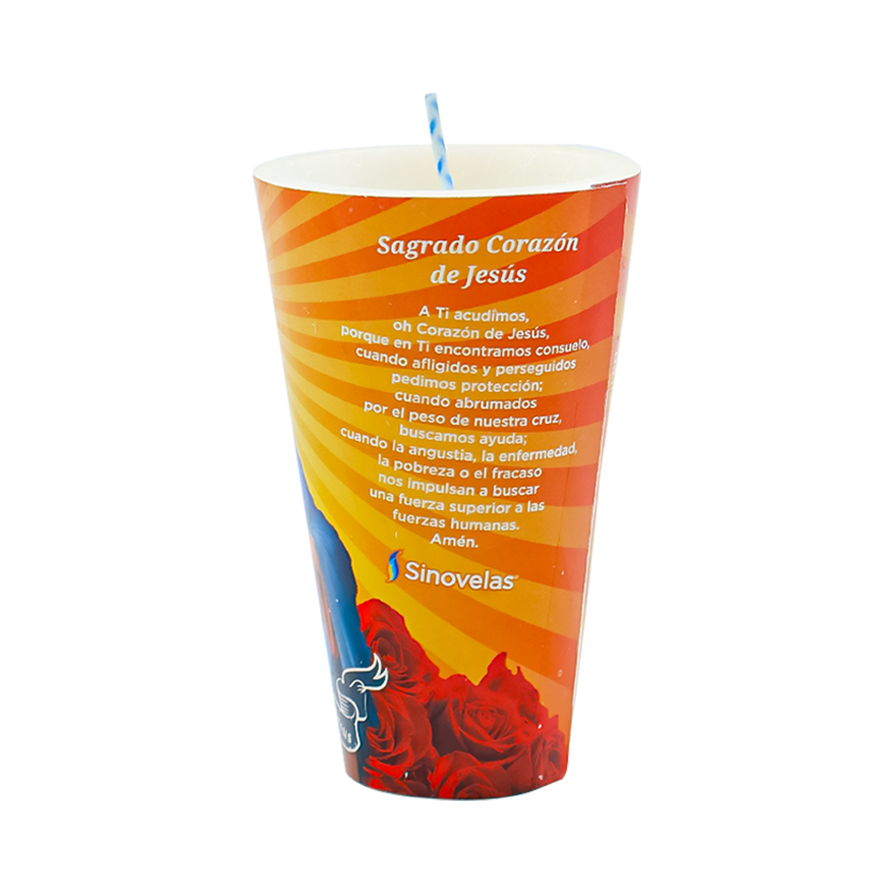 Veladora Repuesto Liso Sagrado Corazón de Jesús image number 2