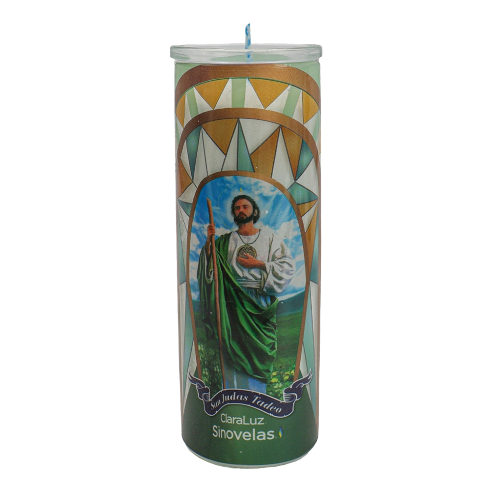 Veladora Vitro 077 San Judas Tadeo
