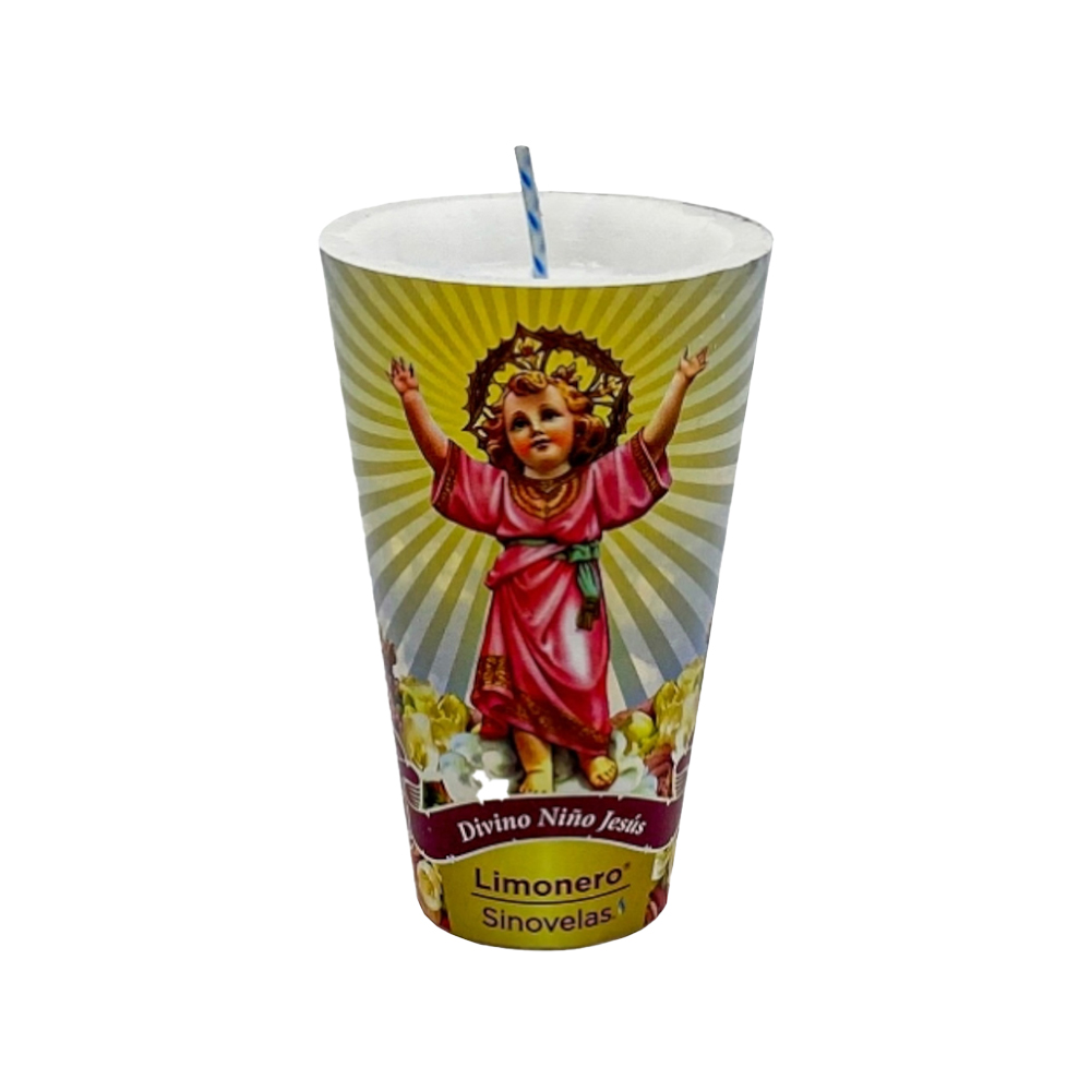 Veladora Repuesto Liso Divino Niño Jesús