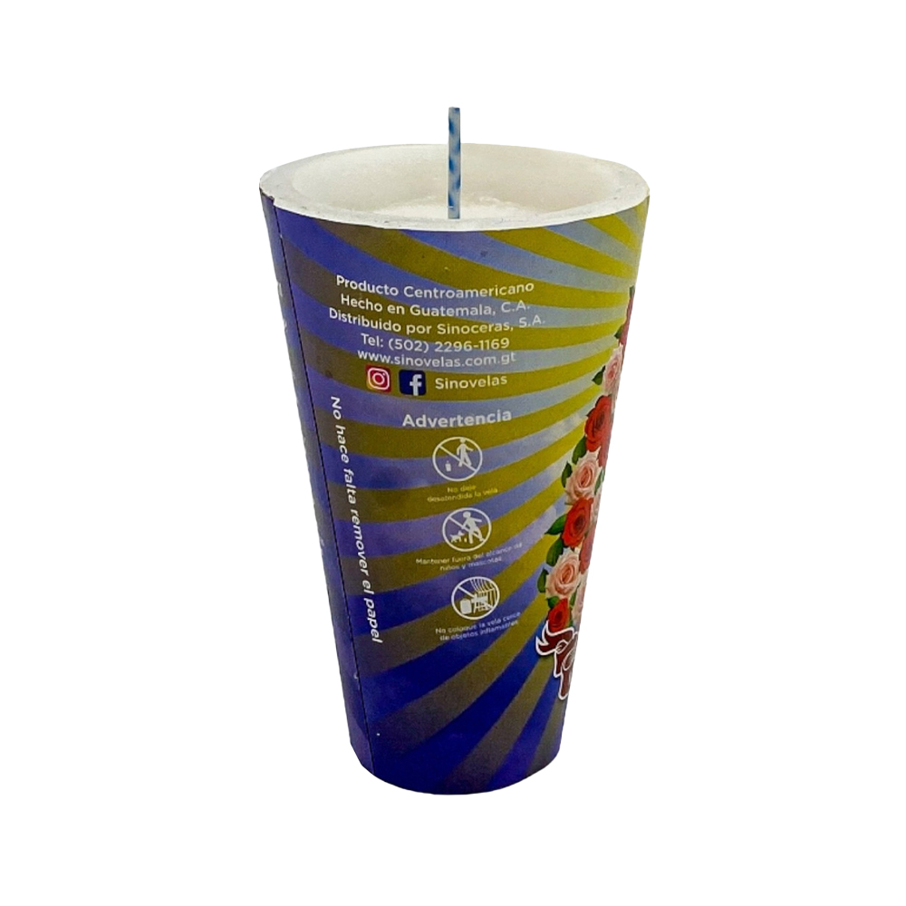 Veladora Repuesto Liso Virgen de Guadalupe image number 1