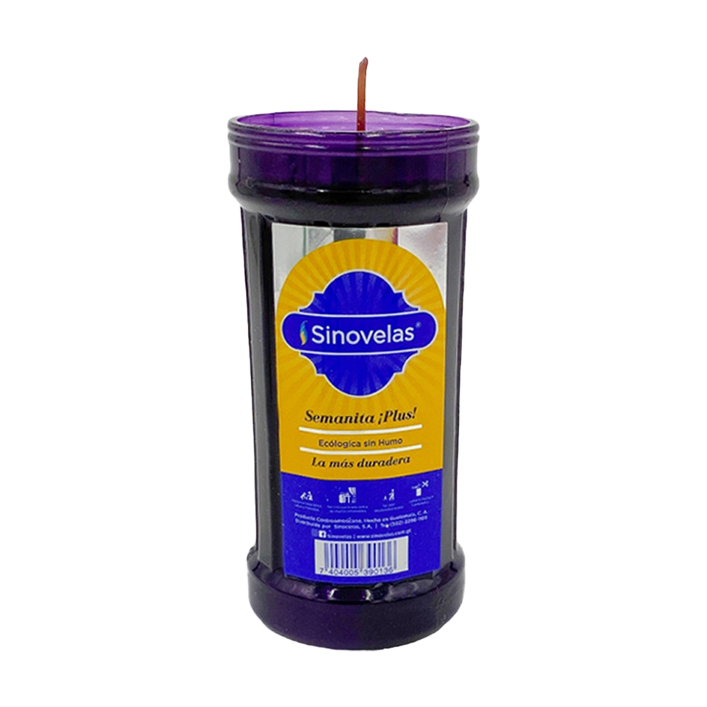 Veladora Semanita Plus Morada
