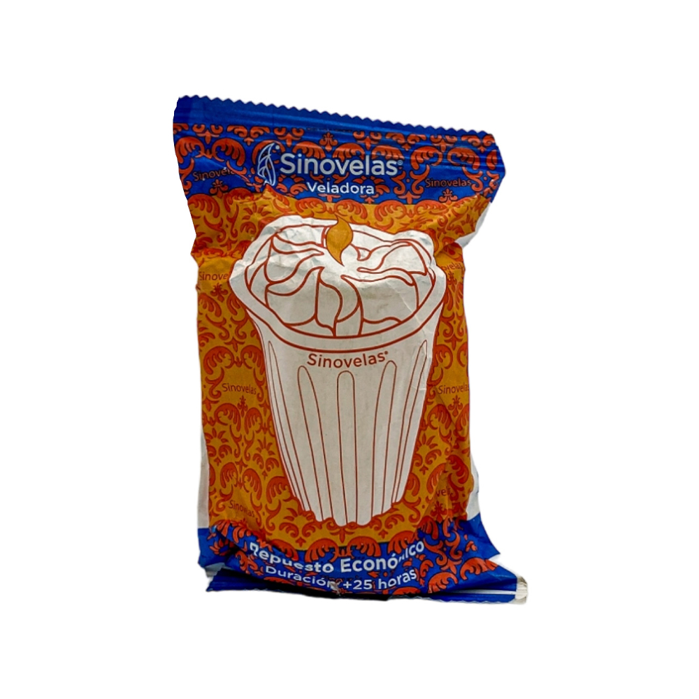 Veladora Repuesto Económico Blanco image number 1