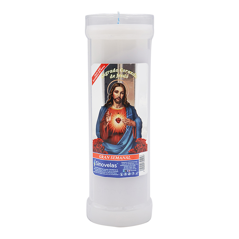 Veladora Gran Semanal Sagrado Corazón de Jesús