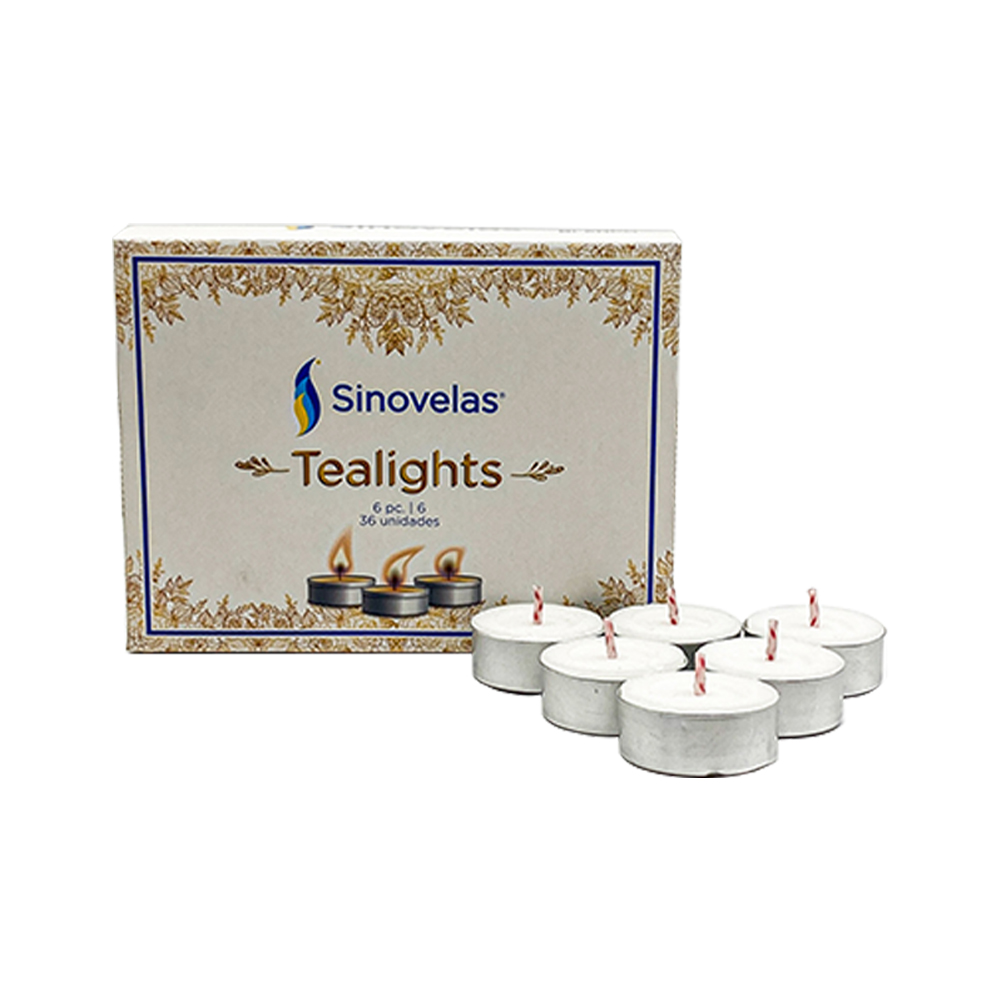 Veladora Tealight Blanca (36 u) image number 1