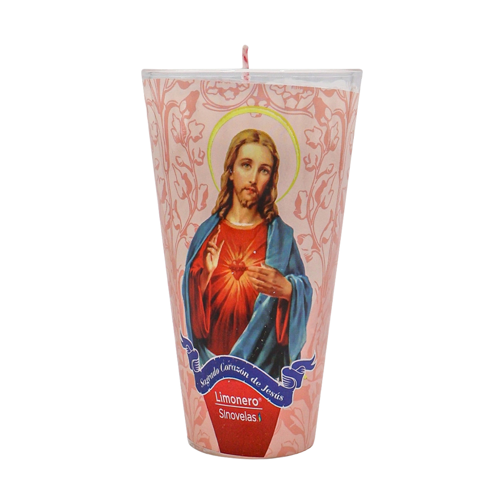 Veladora Limonero Sagrado Corazón de Jesús