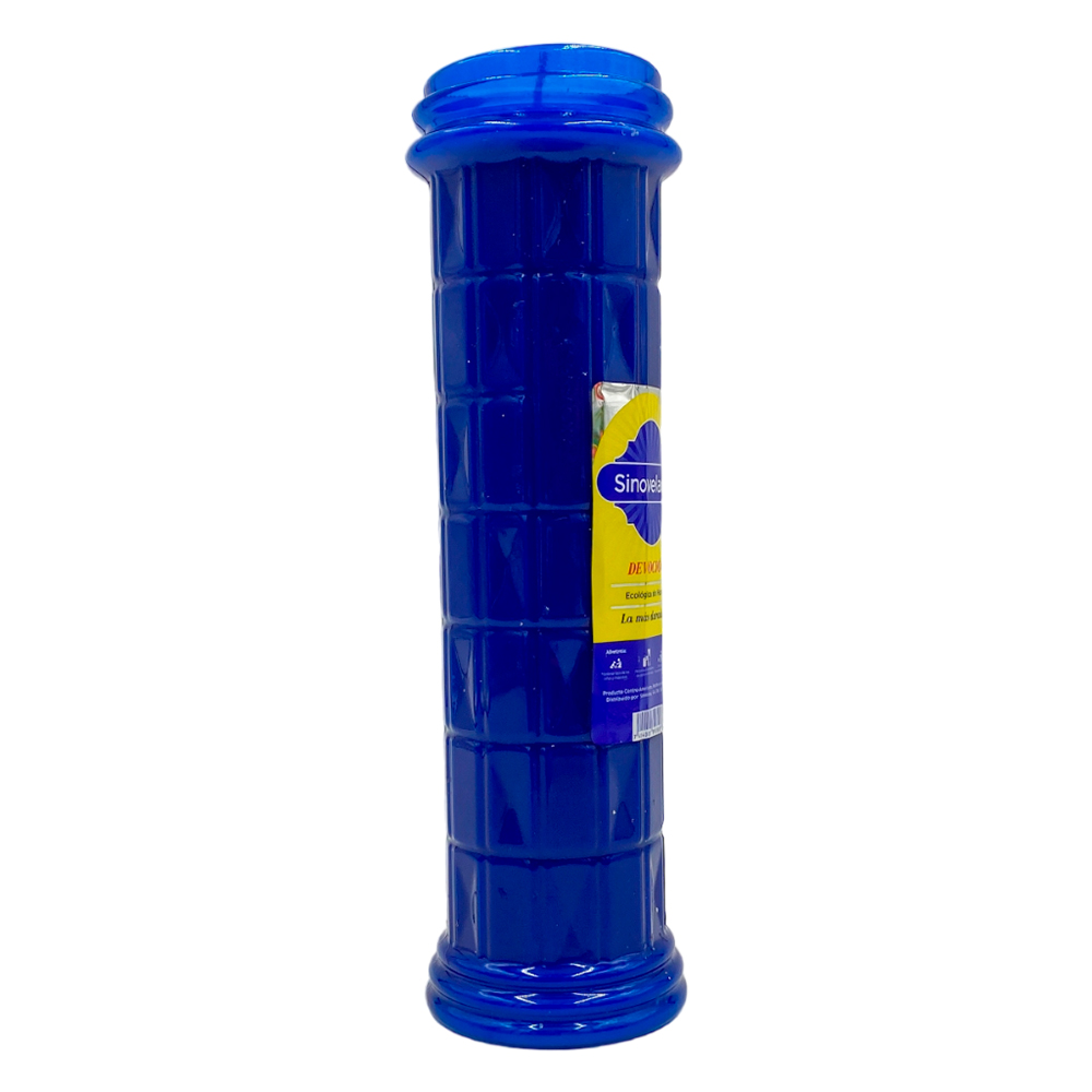 Veladora Devoción Azul image number 1