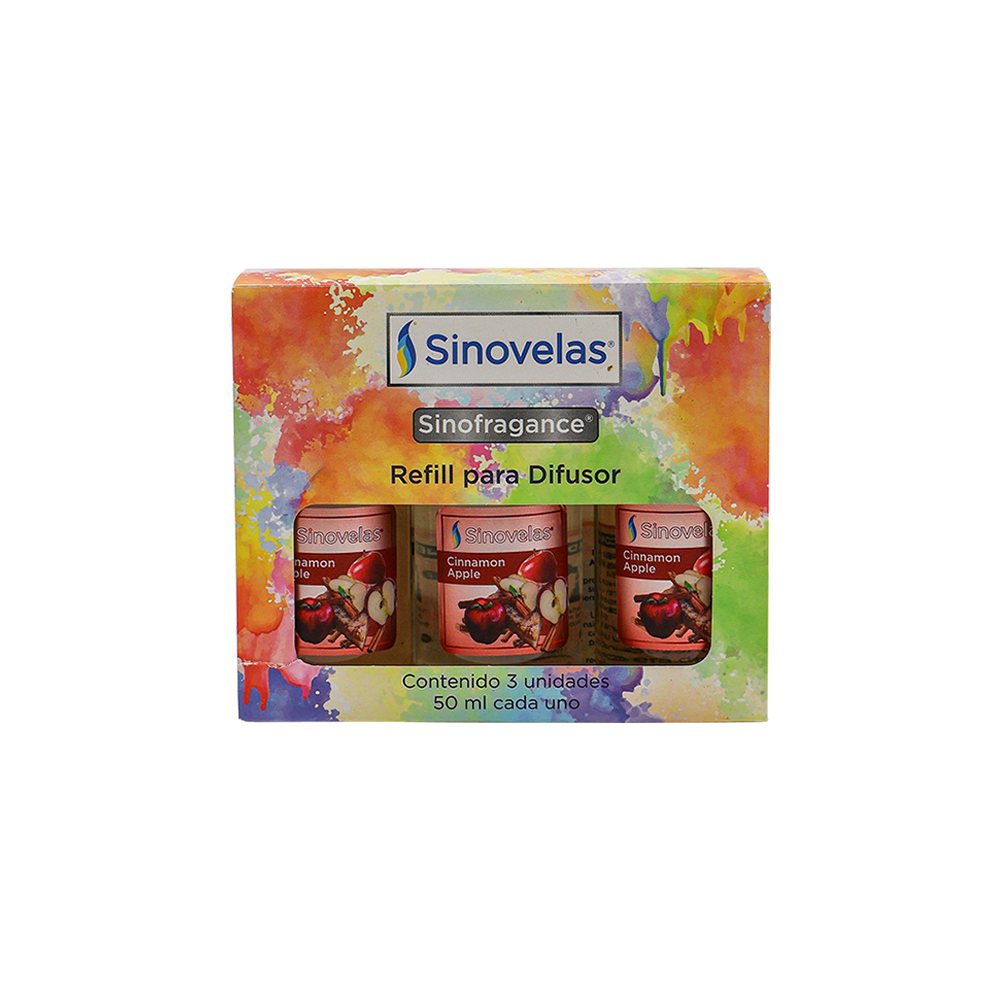 Eco Difusor Refill 3pack Manzana Canela image number 1