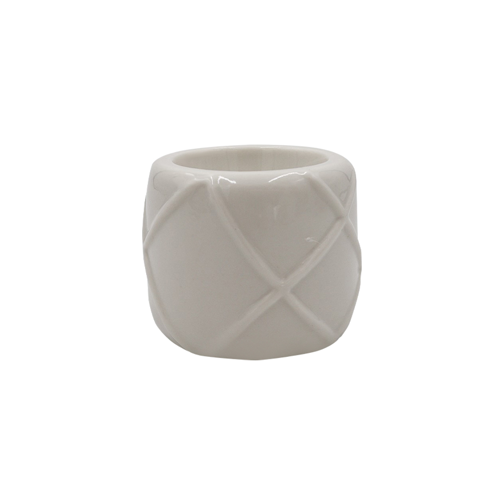 Candelero Tealight Pequeño Blanco